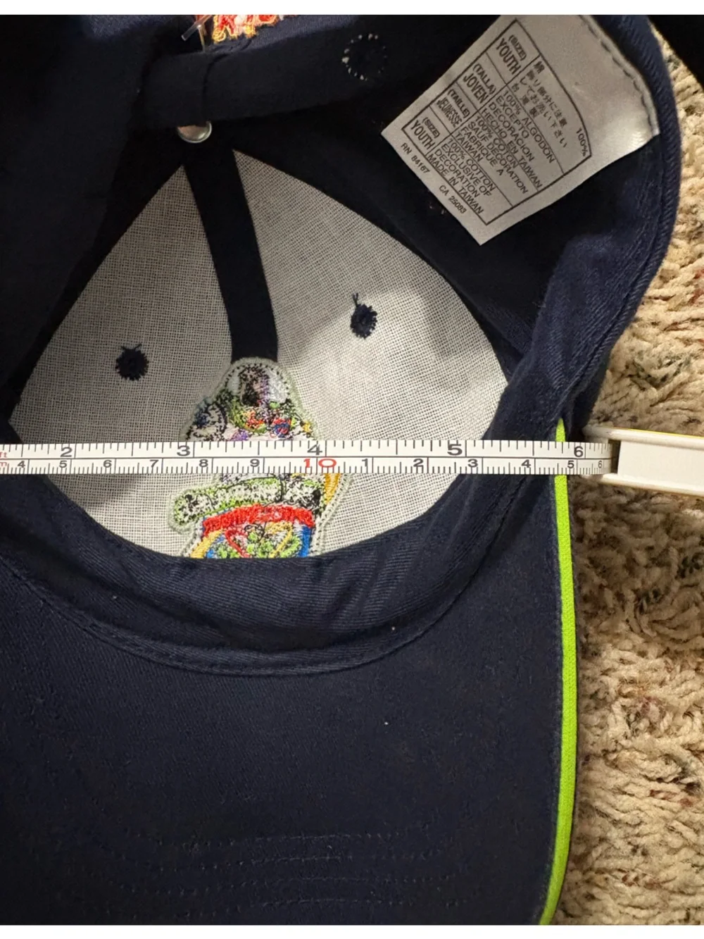Disney Buzz Lightyear Embroidered Space Ranger Spin Youth Baseball Cap